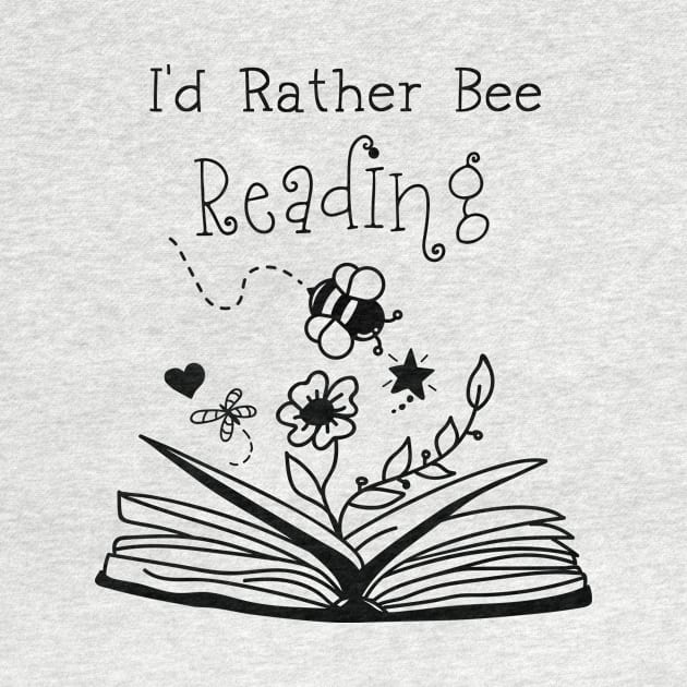 Bees and Books Cute by JanesCreations